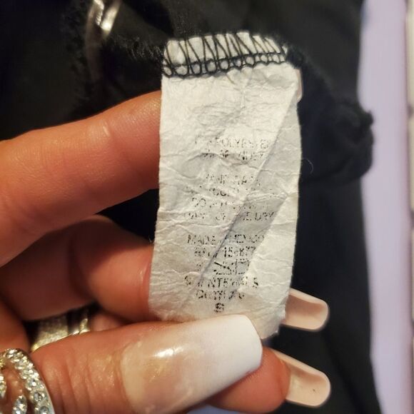 RAGDOLL black cropped top sz small - Picture 5 of 5